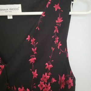 Sleeveless floral top